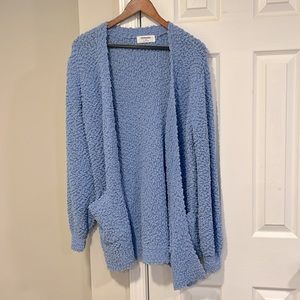 Zenana cardigan, ultra-soft, blue. Size small